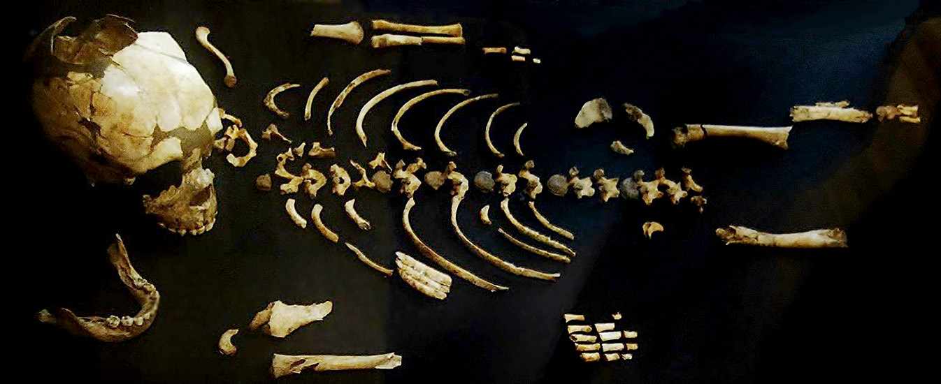 Neanderthal child skeleton from Roc de Marsal