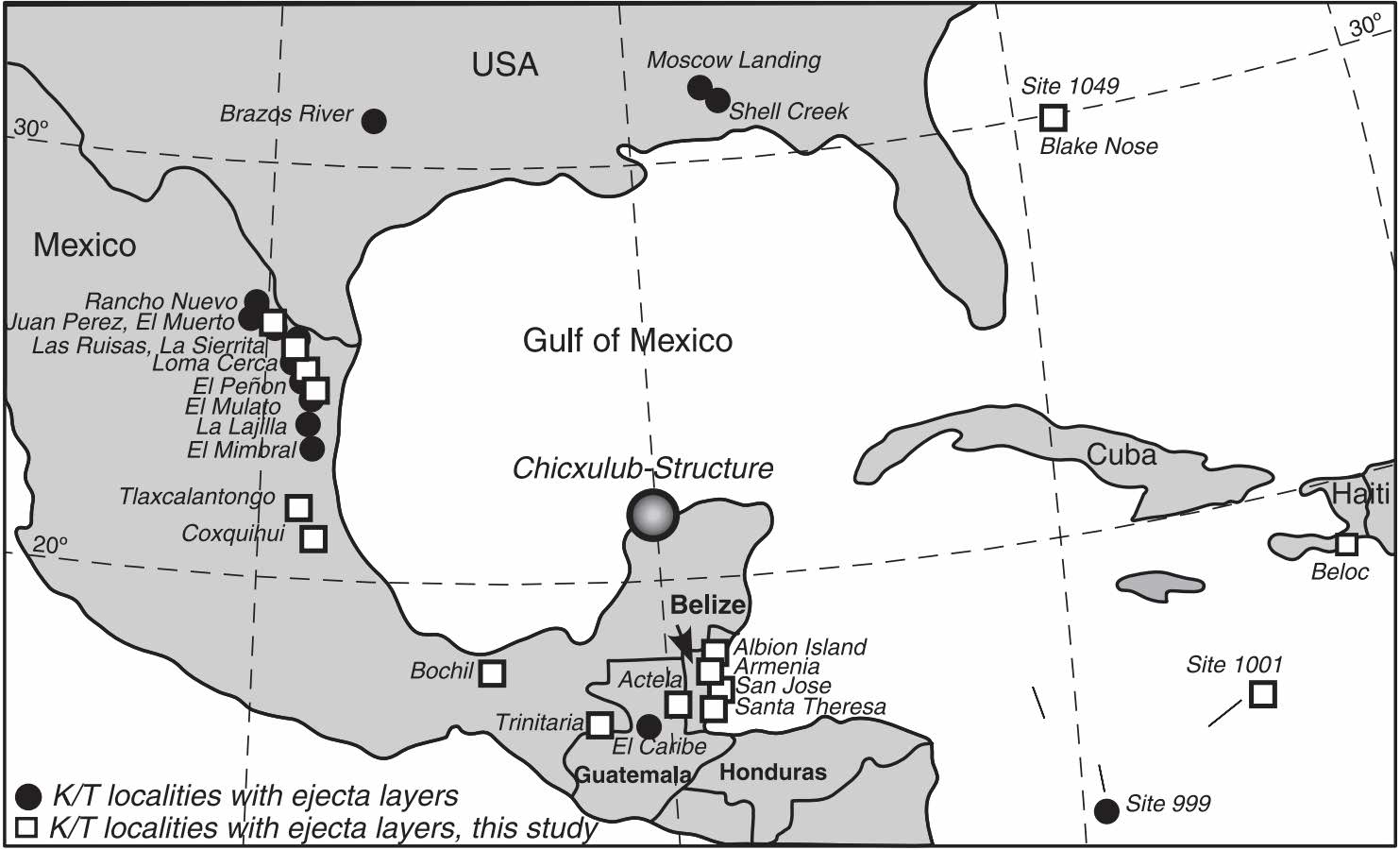 Dinosaur extinction: microtektites and microkrystites ejecta