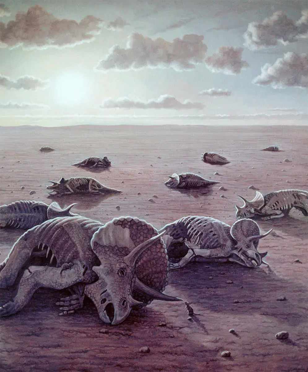 Mass extinction: Herbivorous Dinosaurs Extinct First