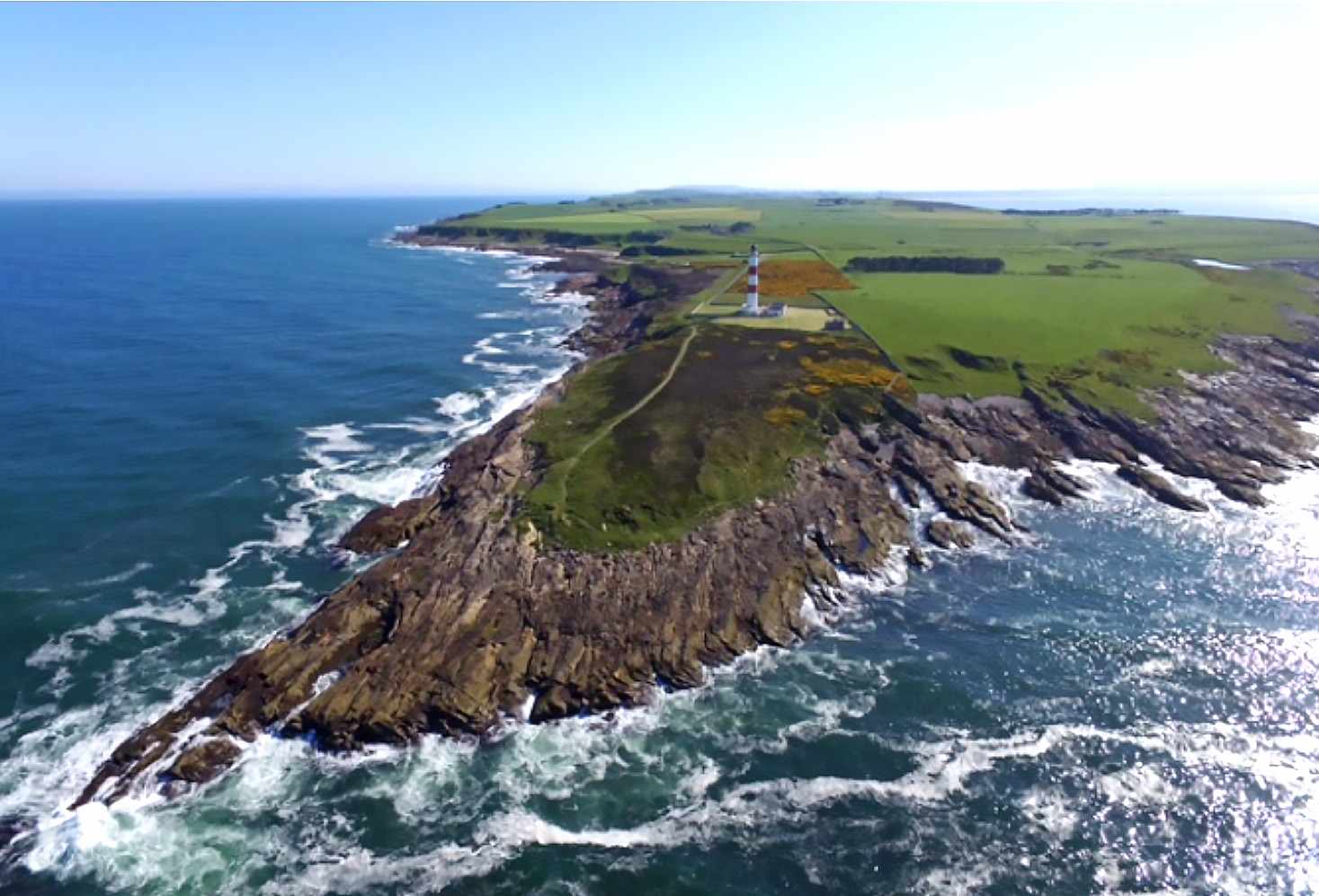 Devonian tetrapod trackways: Cape Tarbat Ness