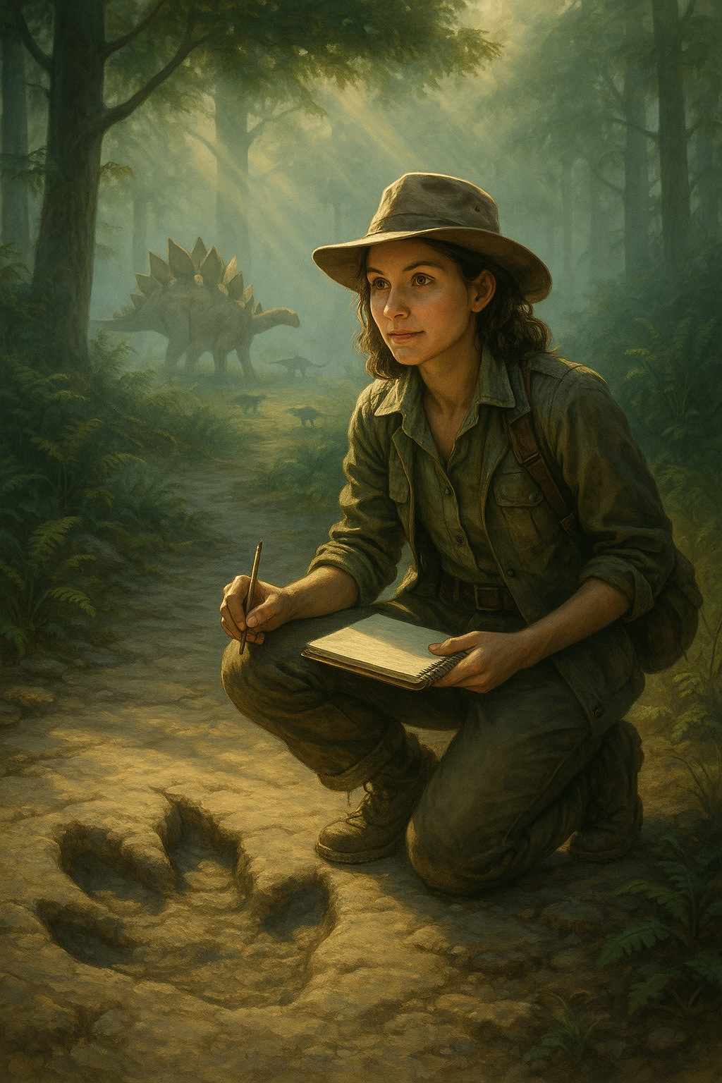 Dinosaur track research