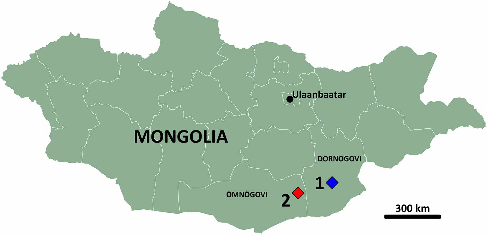 Map of Mongolia