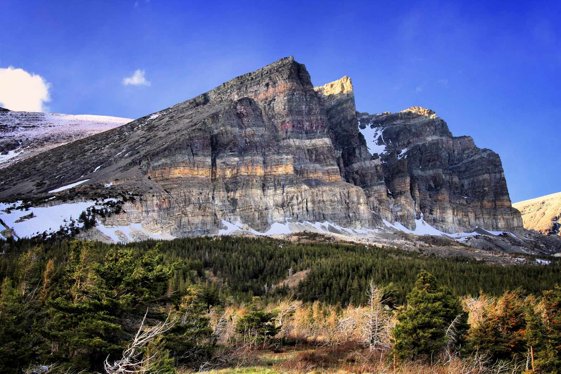 Sedimentary rock layers